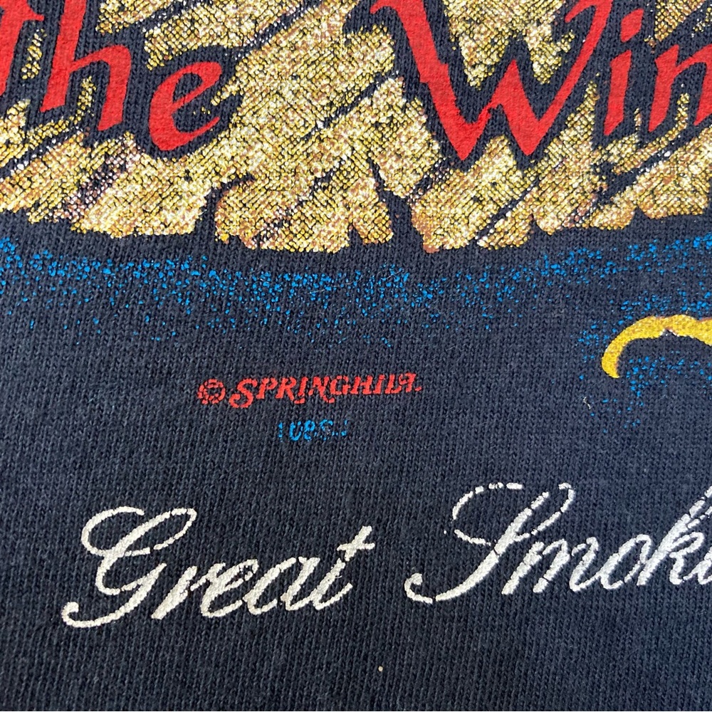 Vintage Spirit of the Wind Shirt Great Smokie Mountains - Picture 3 of 9